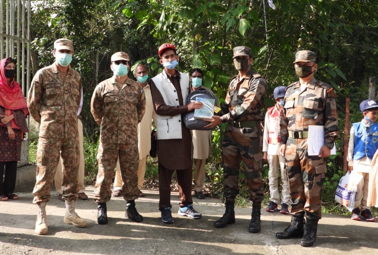 INDIA REPATRIATES CHILDREN OF PAKISTAN OCCUPIED JAMMU AND KASHMIR, WHO CROSSED THE LINE OF CONTROL IN POONCH
