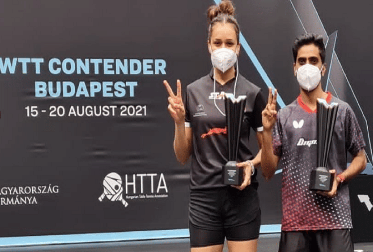 WTT Contender Manika Batra and G Sathiyan wins mixed double finals in budapest