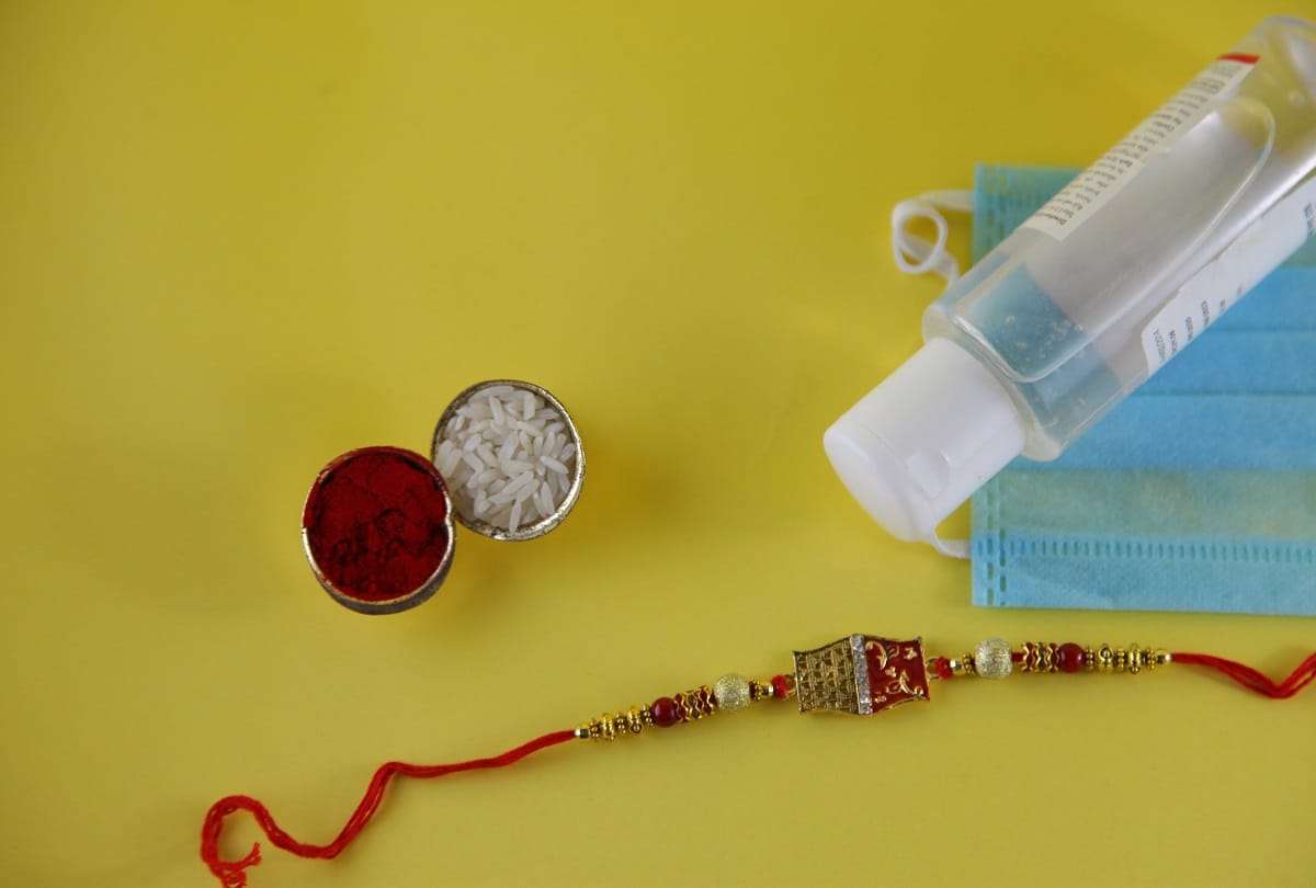 Raksha Bandhan 2021 Gifts Upahar For Sisters Mask and Sanitizer on Rakhi Festival