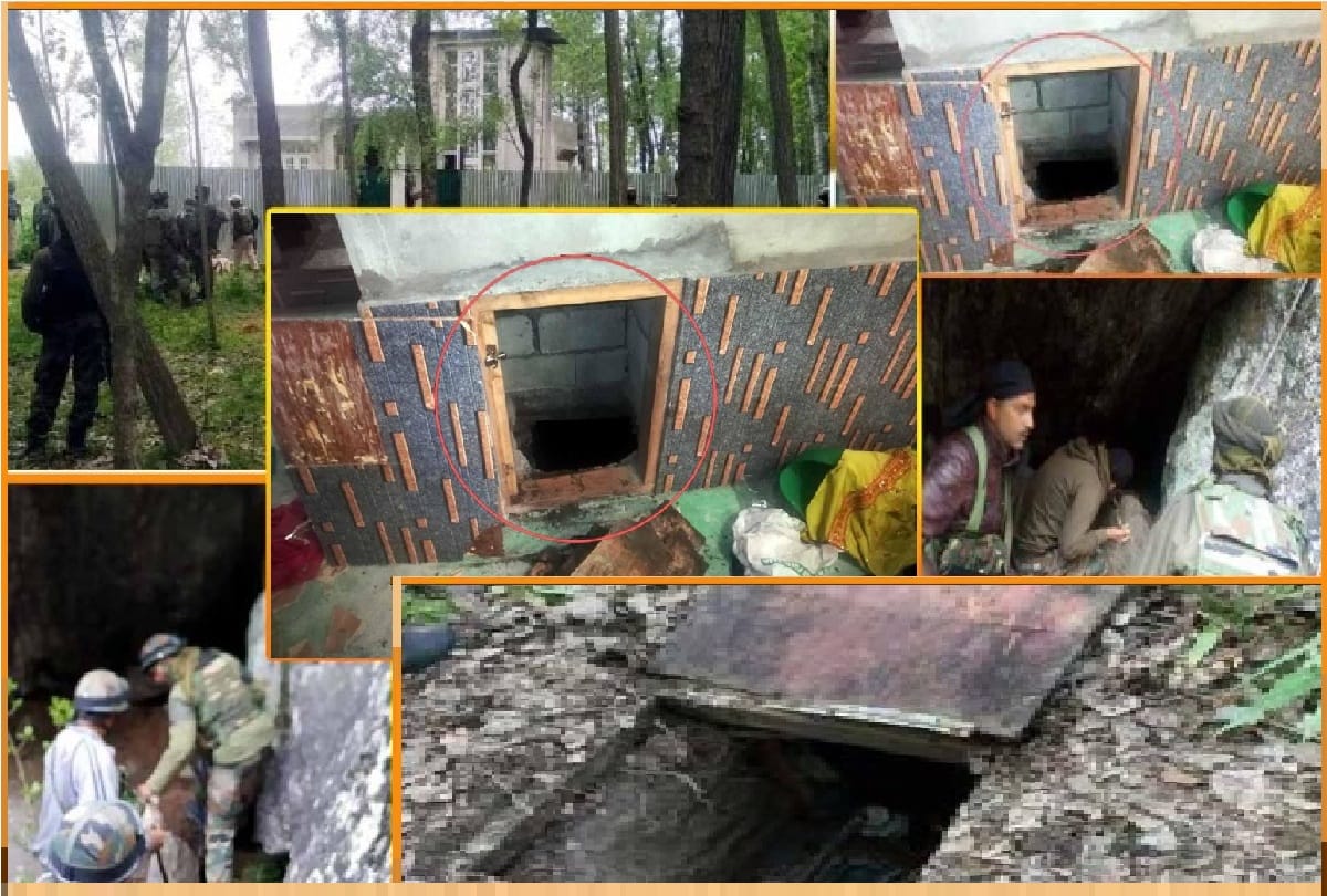 Terrorists hideout from apple orchards to toilet seats