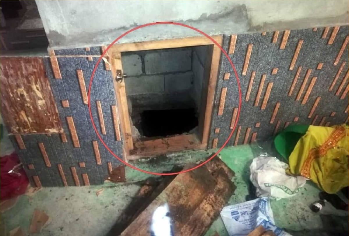 Terrorists hideout from apple orchards to toilet seats