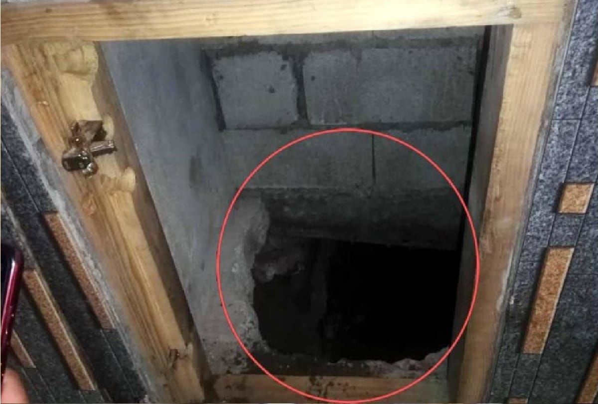 Terrorists hideout from apple orchards to toilet seats
