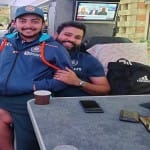 टीम बस में रोहित शर्मा और पृथ्वी शॉ