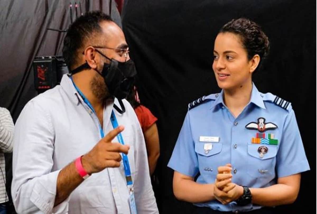 Kangana ranaut started the shooting of tejas first time seen in Indian Airforce uniform