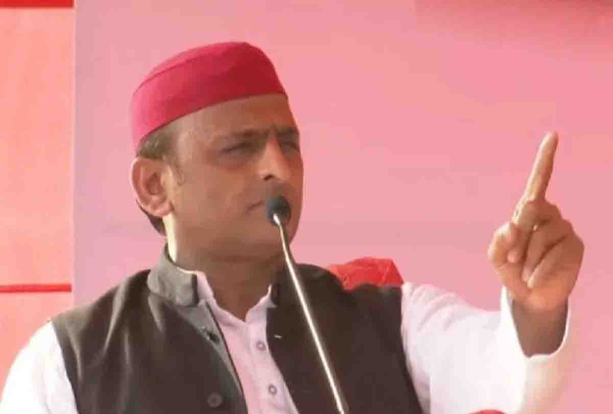 Akhilesh Yadav said this against BJP in Etawah