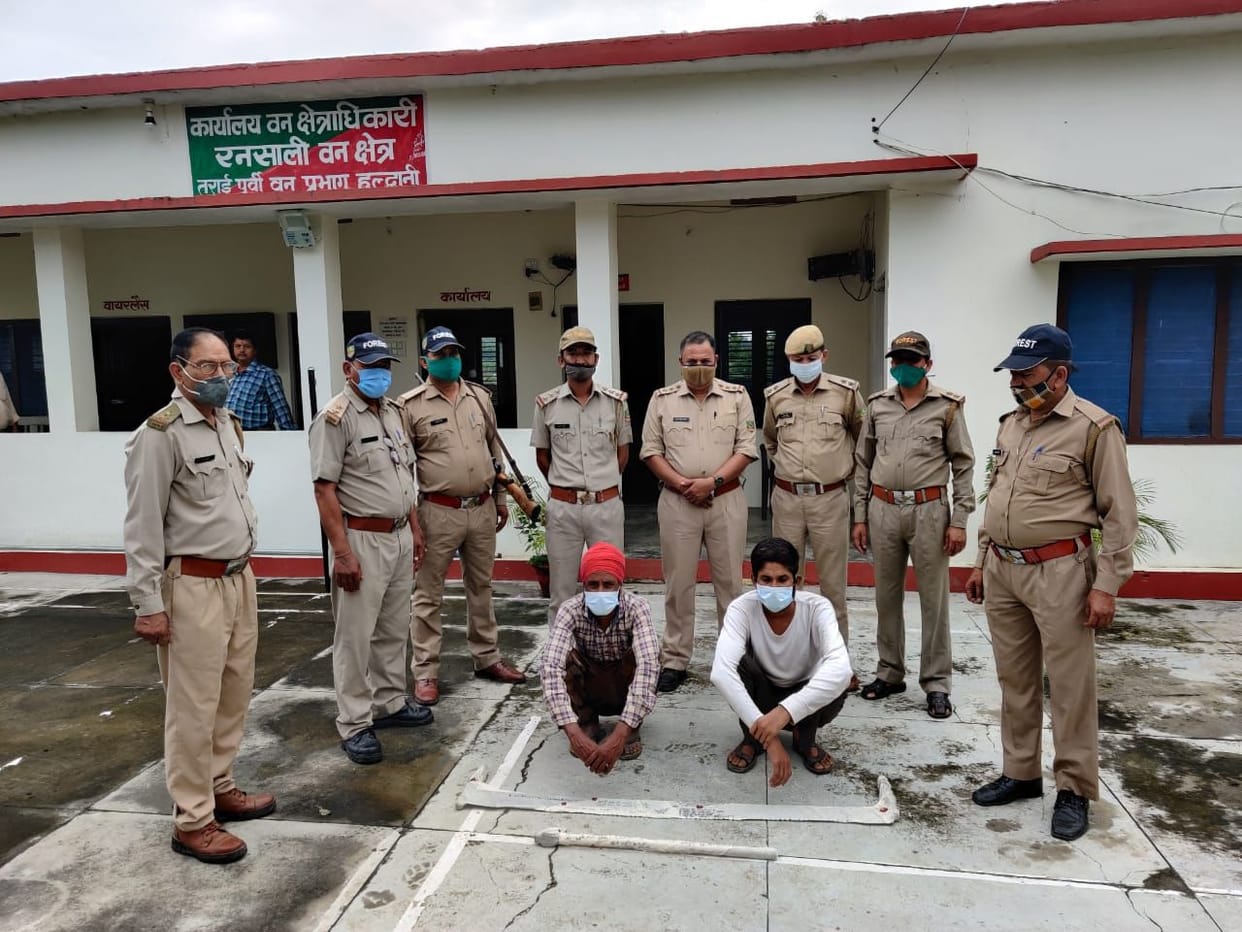 Two accused arrested in teak smuggling
