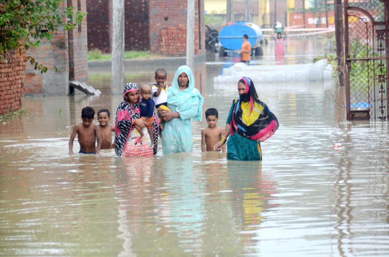 Frightened families vacated houses