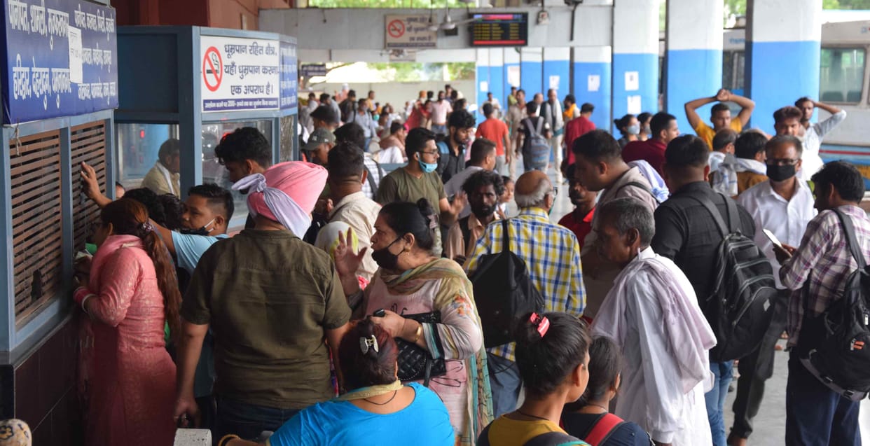 Women will travel for free in buses from 12 noon today