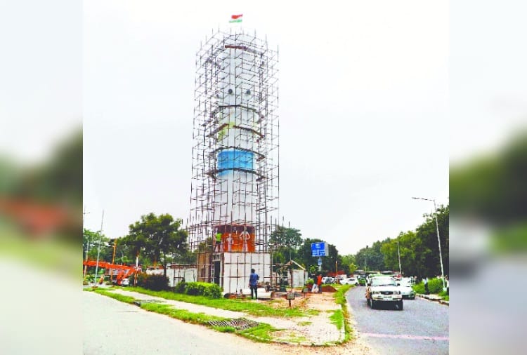 Air Purifier has been Installed at Transport Chowk in Chandigarh 