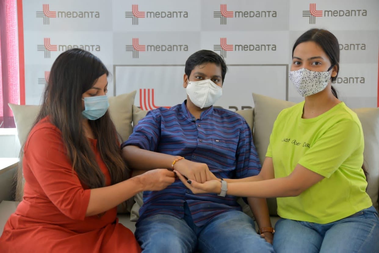 Rakshabandhan gift of sisters to brother, saved his life by giving half a liver