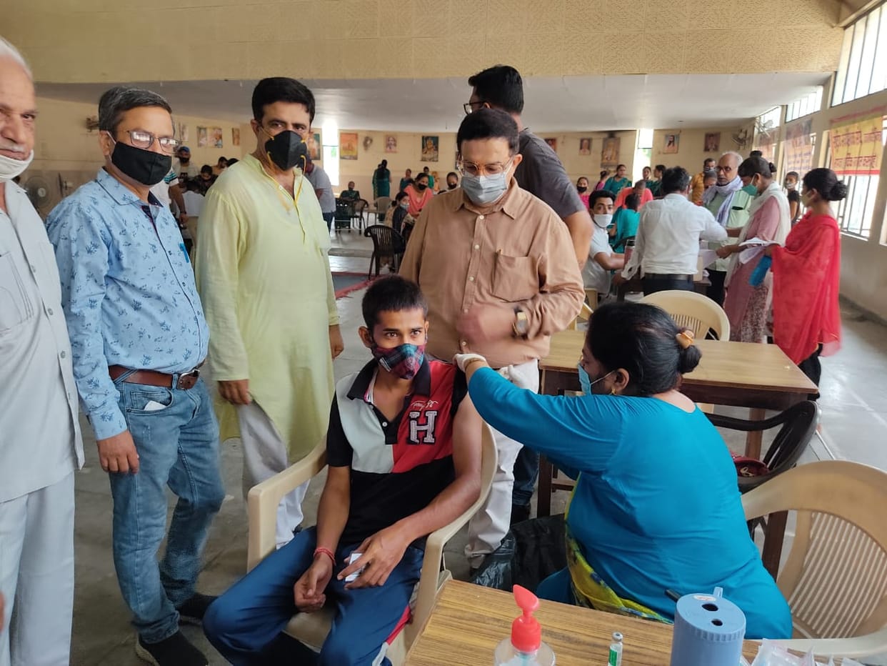Vaccination speed increased by 150 percent in 80 days, Yamunanagar