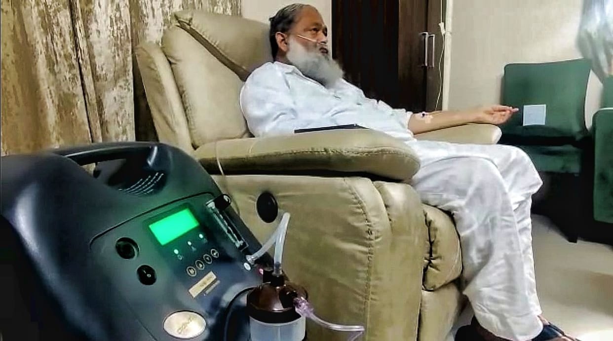 Minister Anil Vij could not attend the assembly session due to ill health, watched live on television