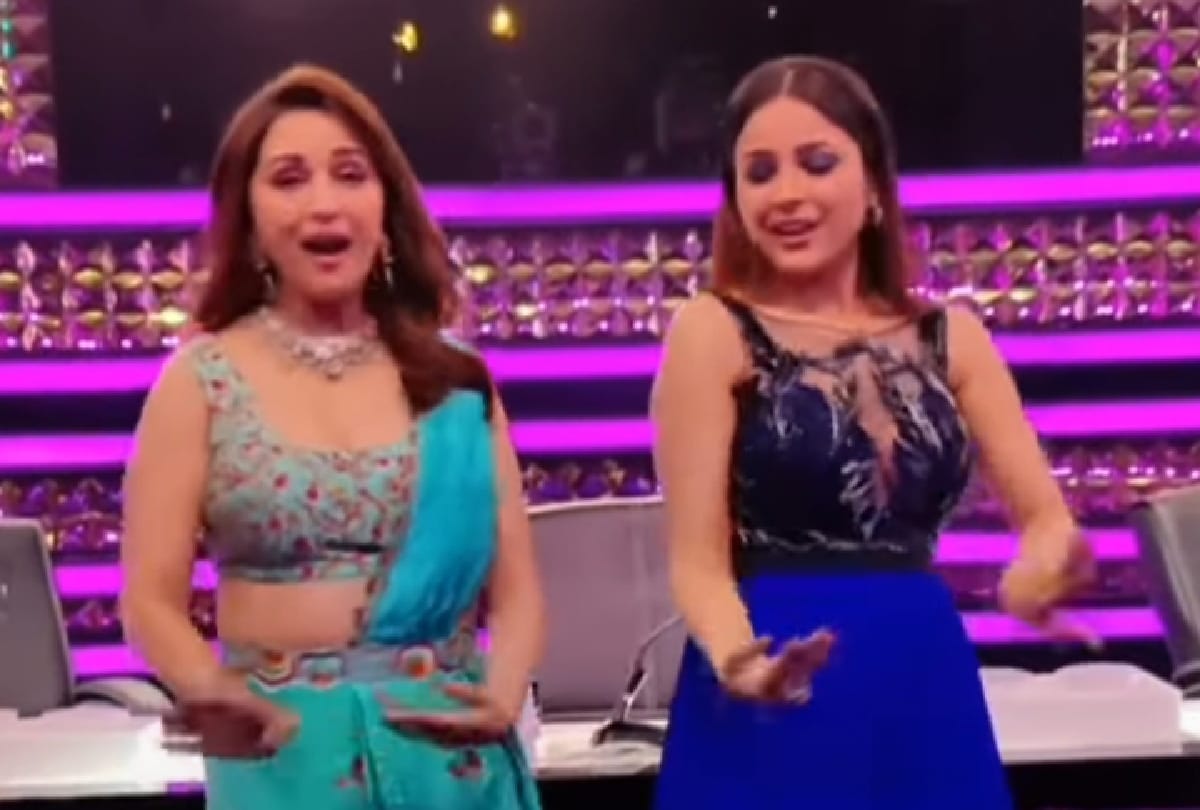 Dance Deewane 3 Shehnaaz Gill dance video with Madhuri Dixit is going viral on social media