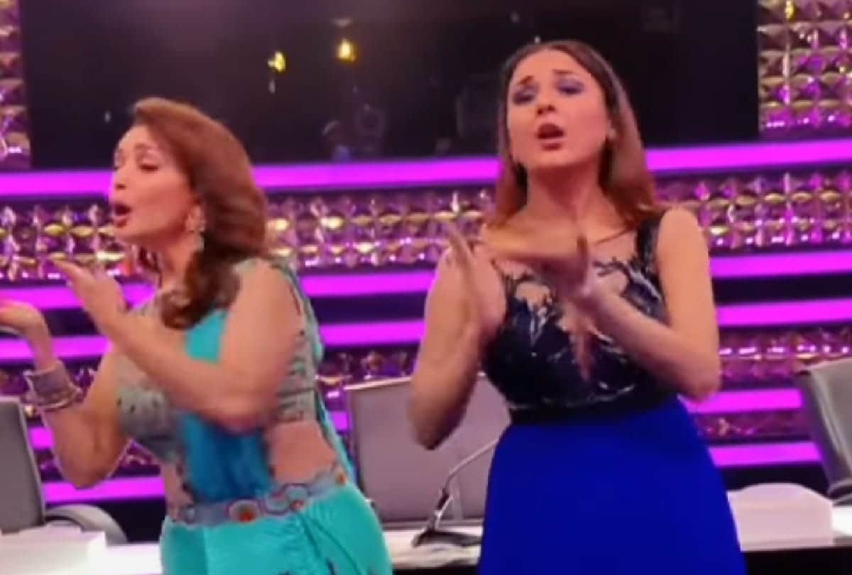 Dance Deewane 3 Shehnaaz Gill dance video with Madhuri Dixit is going viral on social media