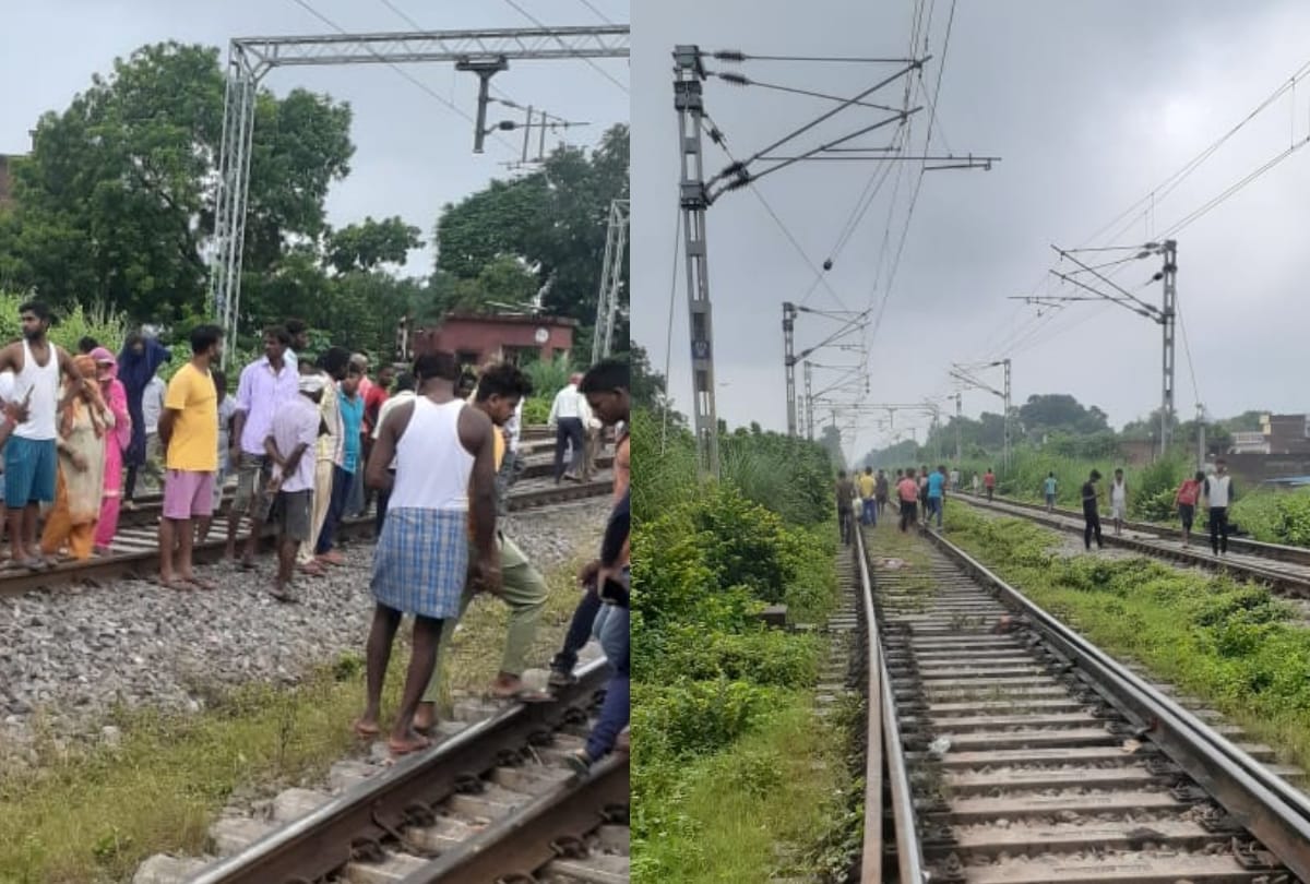 Goods train trampled two old man in Sultanpur.