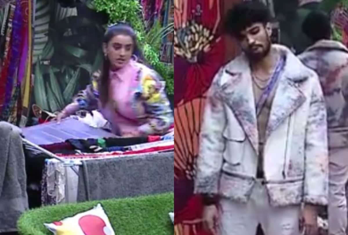 bigg boss ott bhojpuri actress akshara singh fight with bossman zeeshan khan she throw his stuff know details