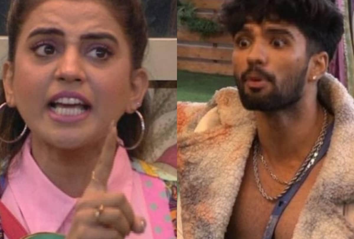 bigg boss ott bhojpuri actress akshara singh fight with bossman zeeshan khan she throw his stuff know details