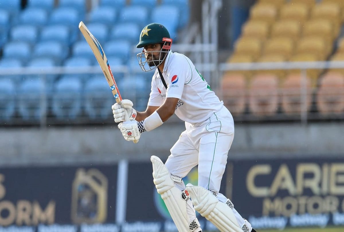 WI vs PAK Pakistan scored 212 run loss of 4 wickets day 1 agsinst west indies during 2nd test at kingston Babar Azam and Fawad Alam hit half-centuries