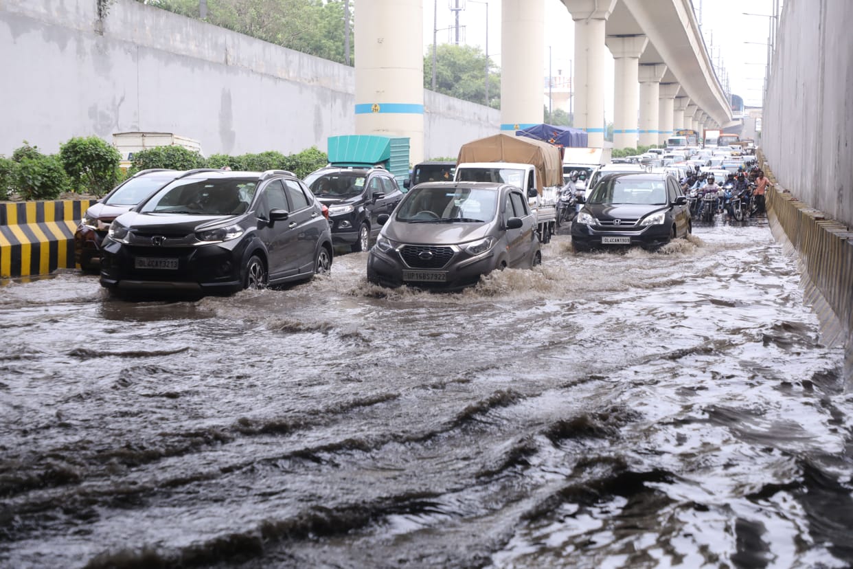 Claims of authorities washed away in waterlogging, people remain upset