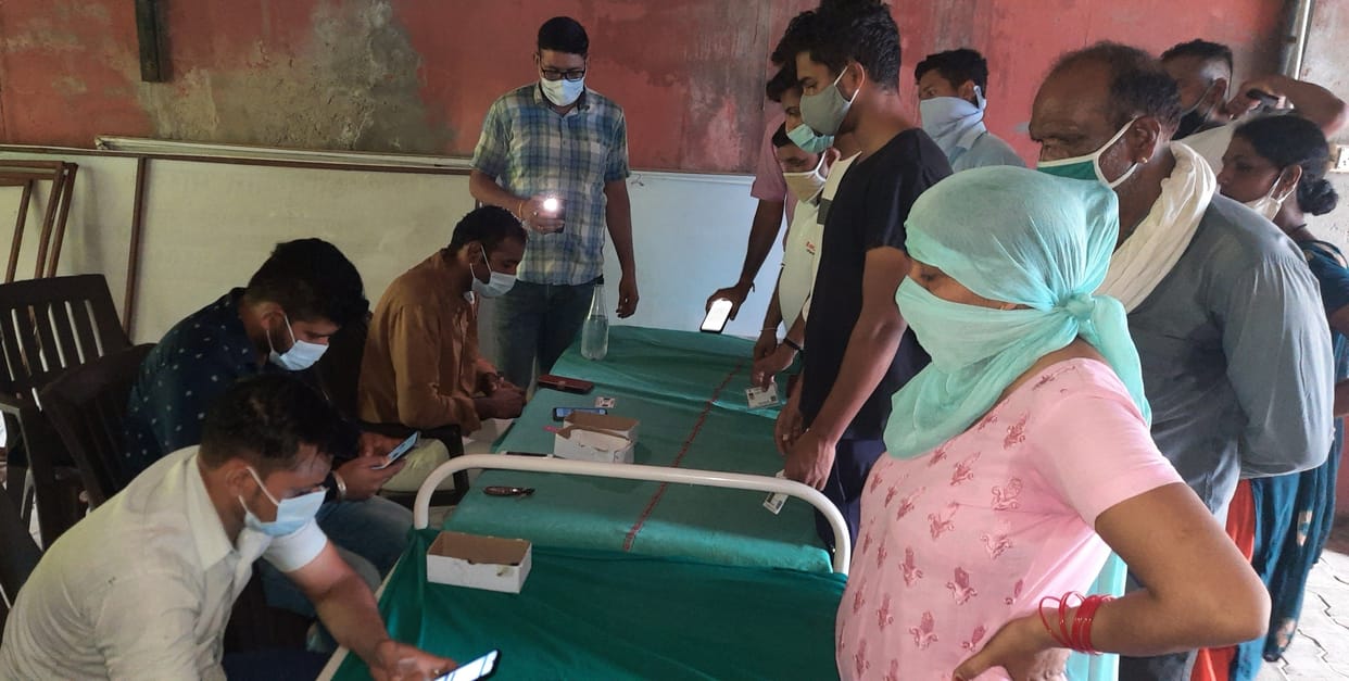 disturbance in vaccination registration due to electricity cut