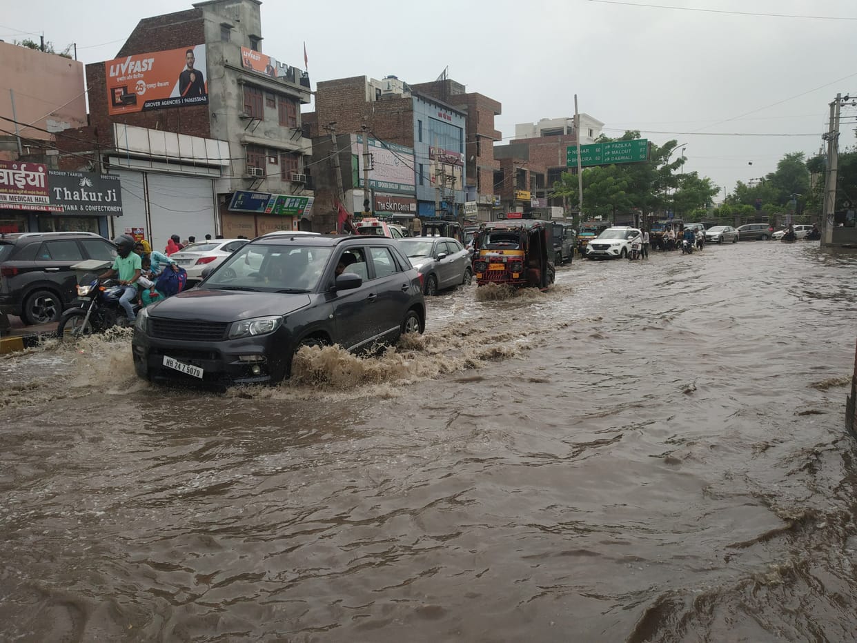 30 mm of rain in an hour, flood-like situation in the city