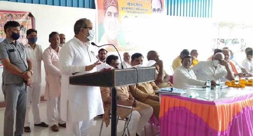 There is a fear-free environment in UP at this time: Bhupendra Singh