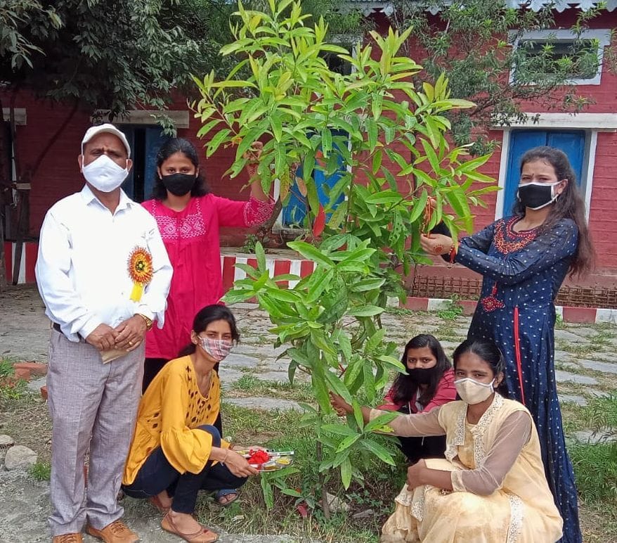 Tree Conservation By Rakhi in Pithauragarh