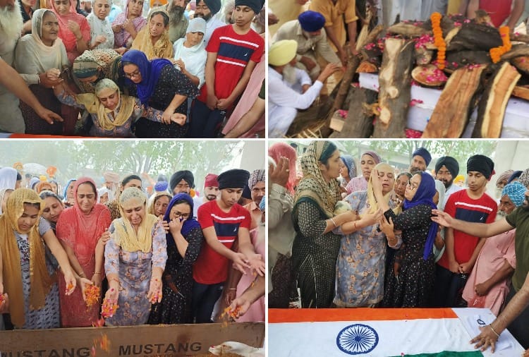 ITBP jawan cremated with state honors in Halwara of Punjab