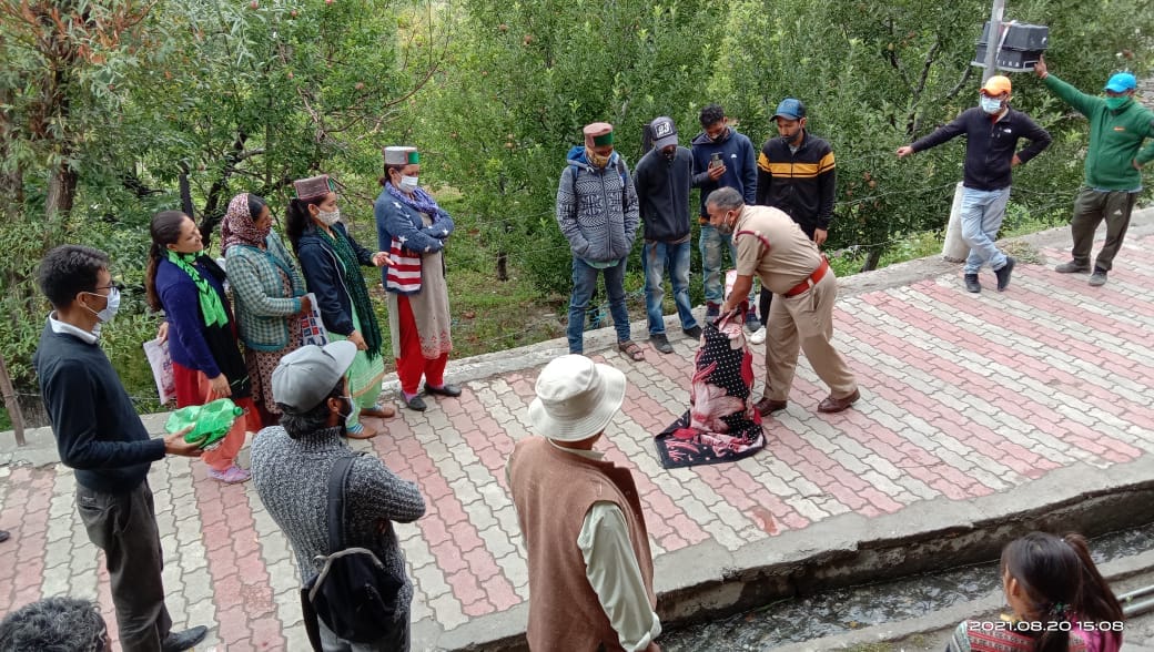 kinnaur youngster learnt tips to face natural climeties