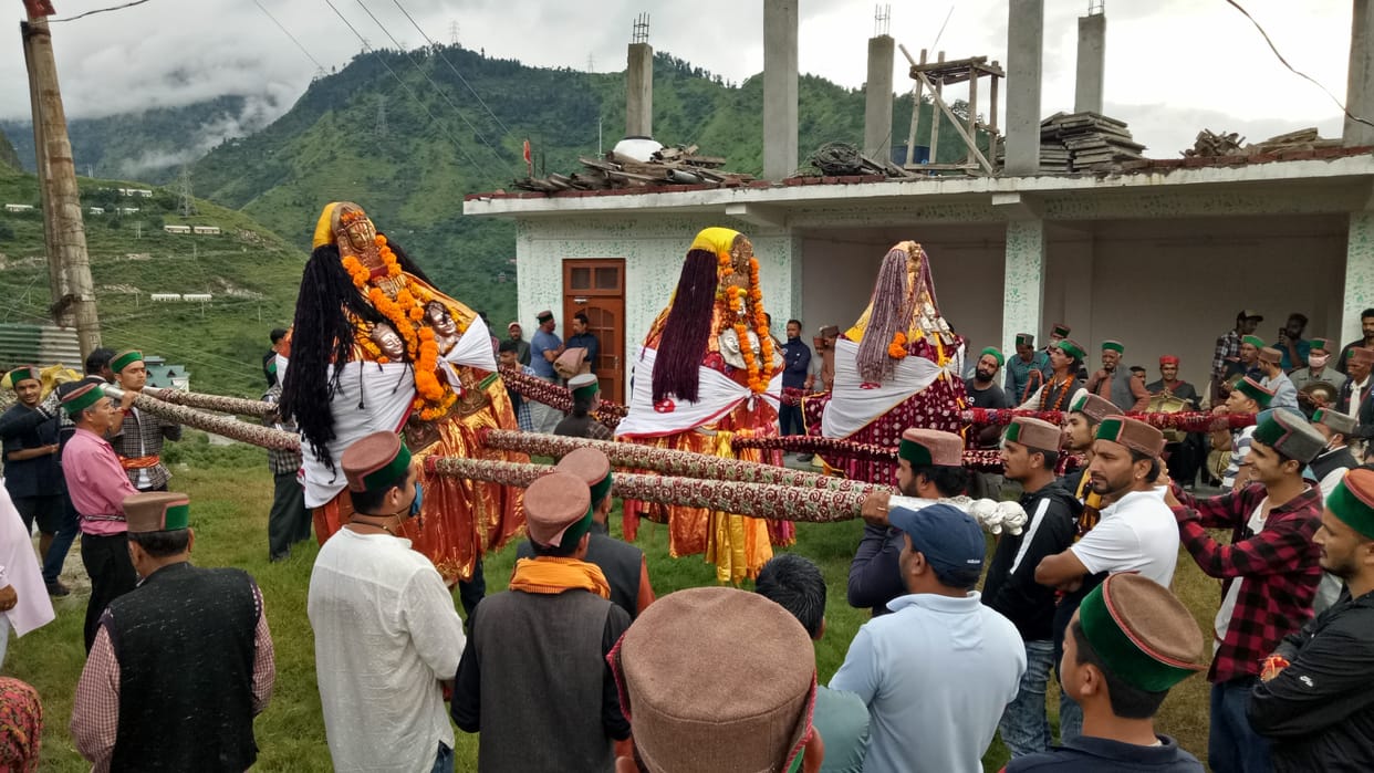 devta celebret rakhi festival in kotala rampur