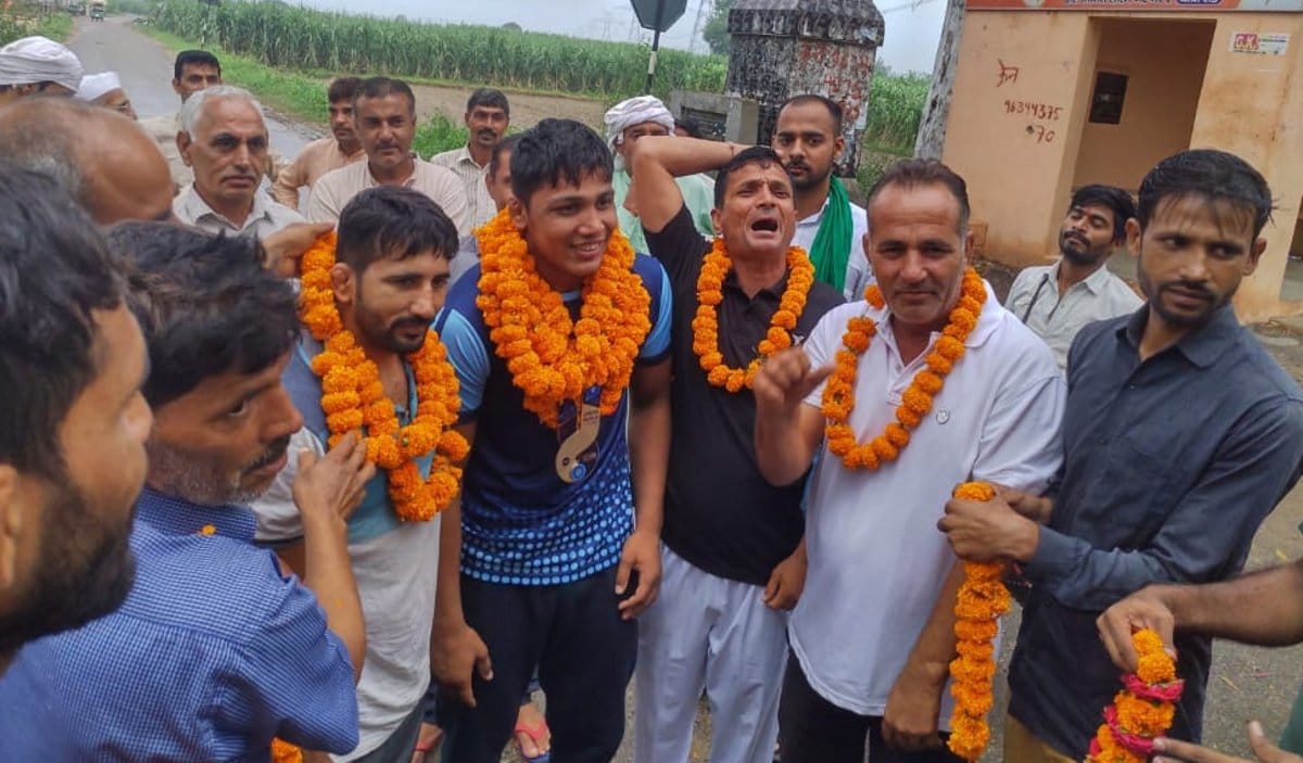 Welcome to Gaurav Baliyan, who returned after winning a bronze medal from Russia