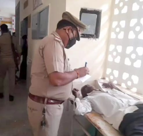 Guard's gun fired in the bank