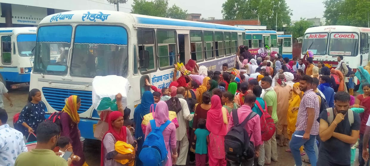 Rakshabandhan: 40 thousand women traveled free in roadways buses on the first day