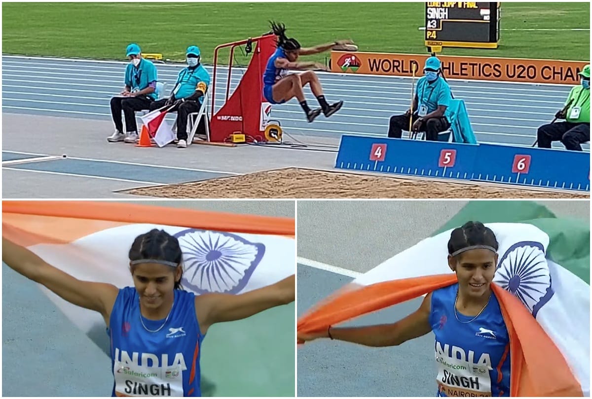Shaili singh wins Indias first long jump medal in the history of U20 Worlds and the 3rd medal of this edition.