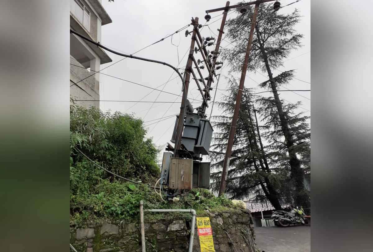 Himachal Rain News: Trees fell in many places due to heavy rainfall, damage to vehicles, power supply stalled