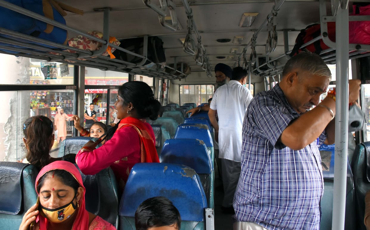 HRTC ran buses on 45 routes, sisters traveled for free