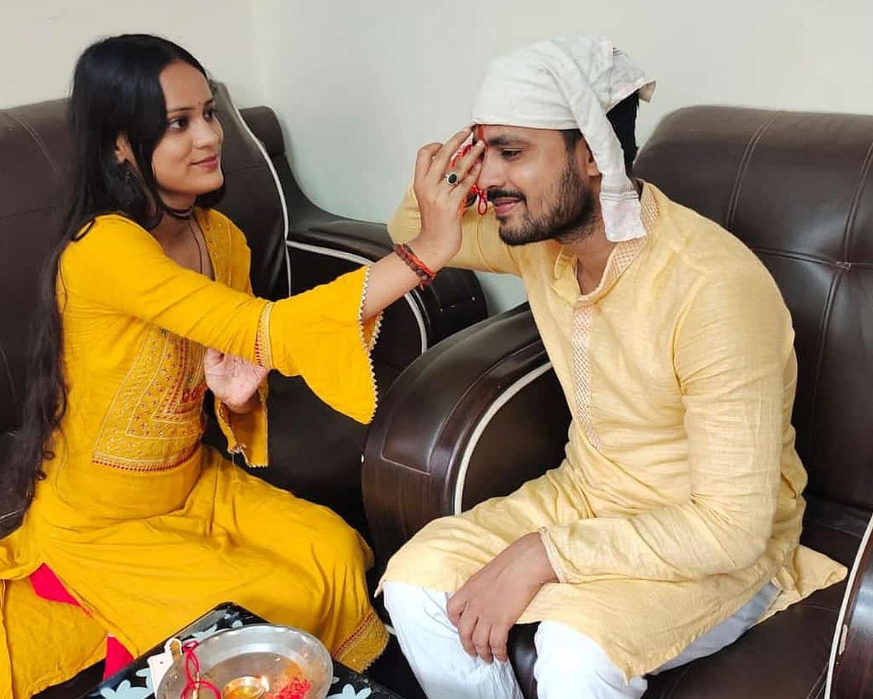 Raksha bandhan celebrated with joy