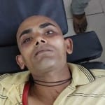 गिरफ्तार बदमाश।