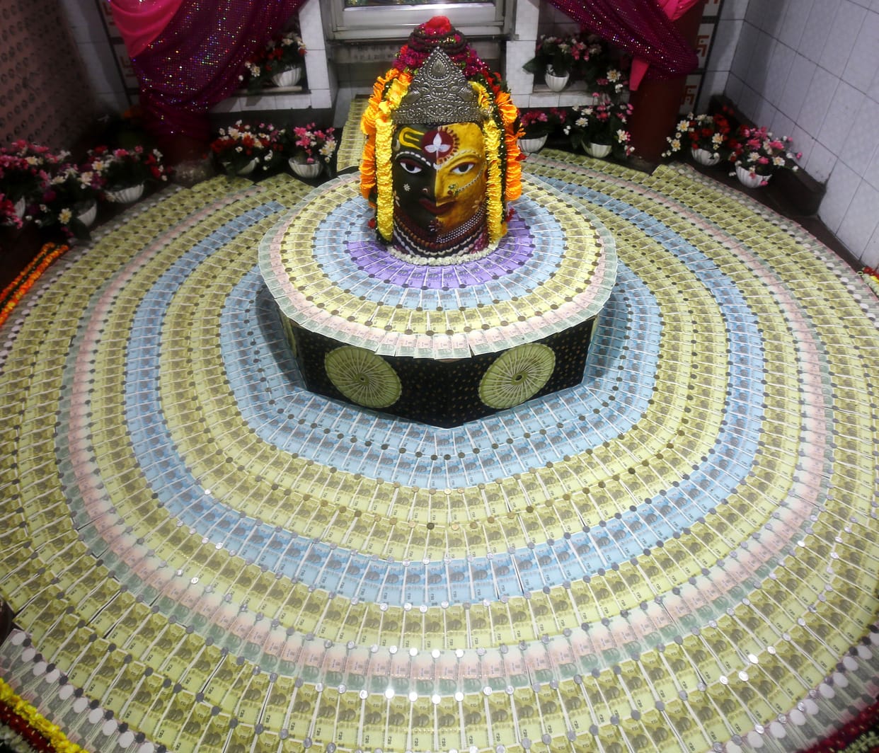 Bholenath's make up with notes on the last day of Sawan