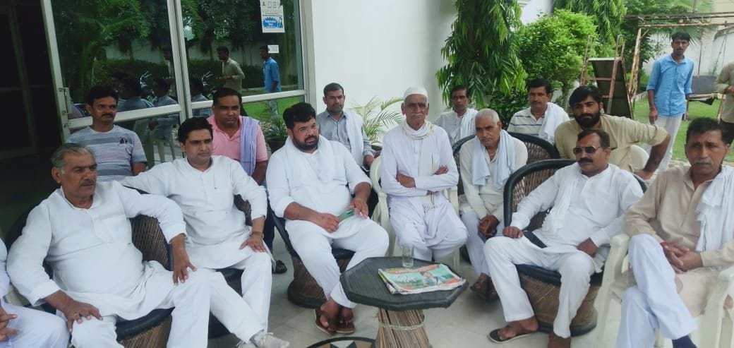 Gaurav Tikait, youth national president of BKU in Mansoorpur