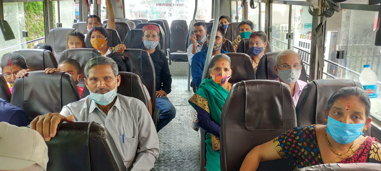Sisters were deprived of free travel due to lack of roadways services in many routes of the mountain