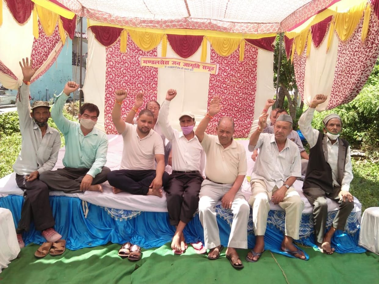 Mandalsera residents also staged a sit-in on the day of the festival