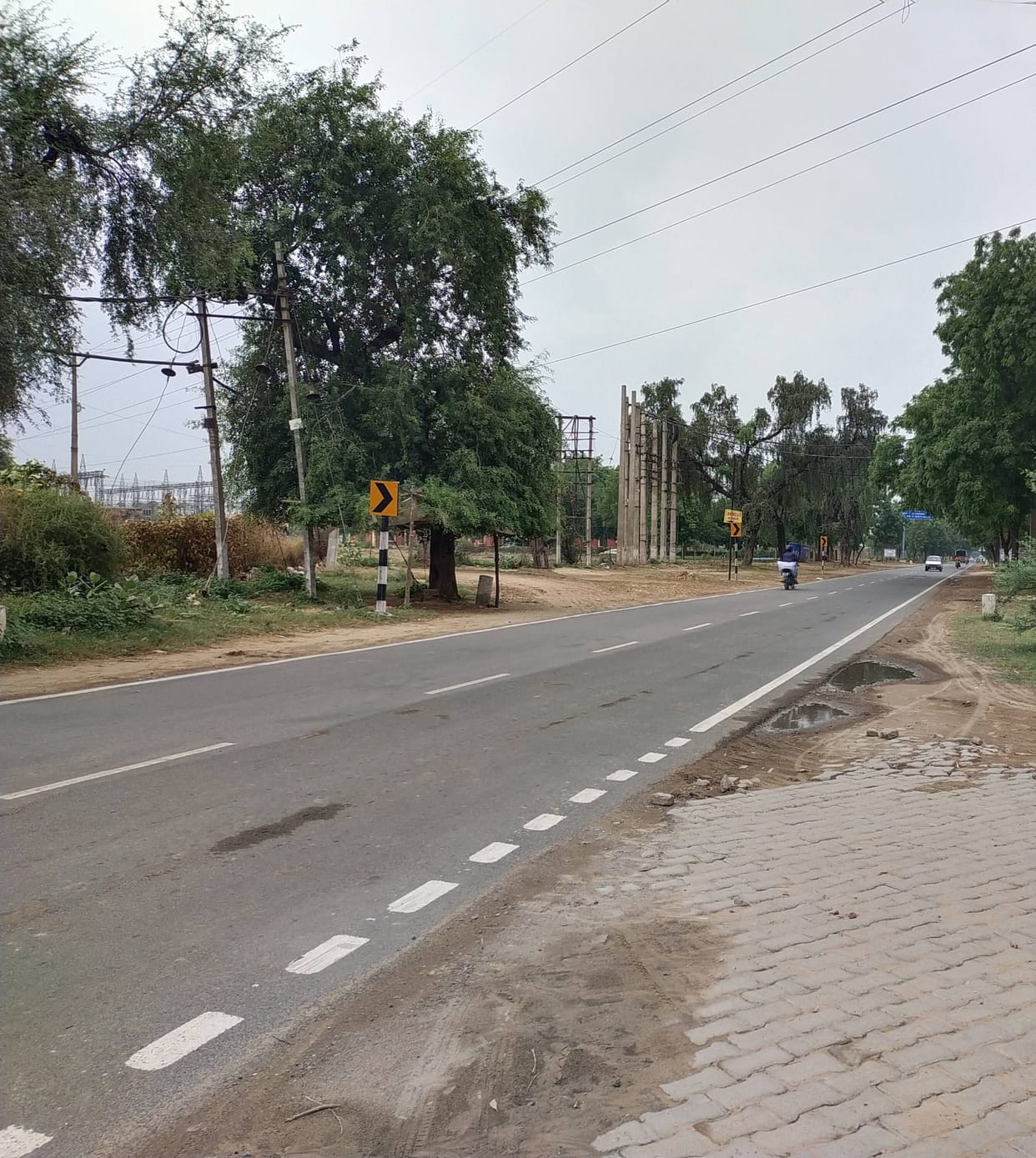 Road will be wide till Rajasthan and Punjab border, the city will have four lane