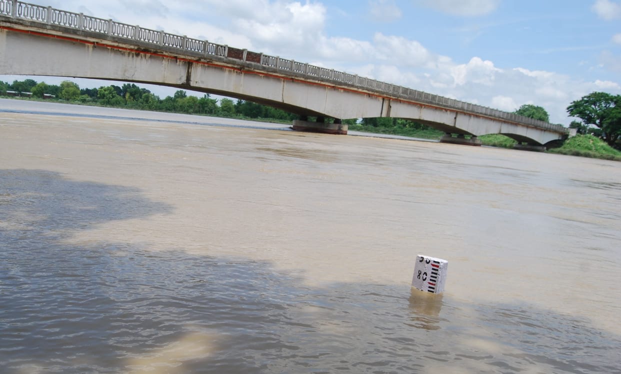 Flood water reduced in Rapti, paddy crop wasted