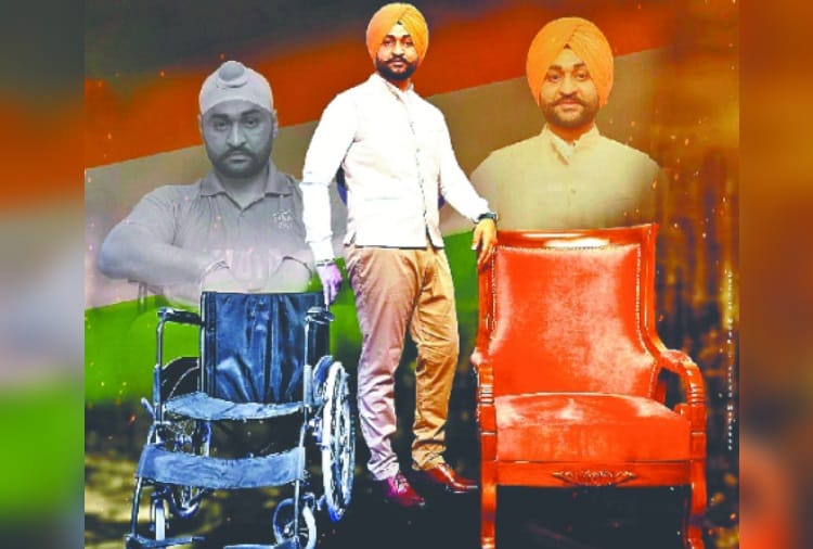 Poster of Movie Singh Soorma based on Life of Haryana Minister Sandeep Singh Released