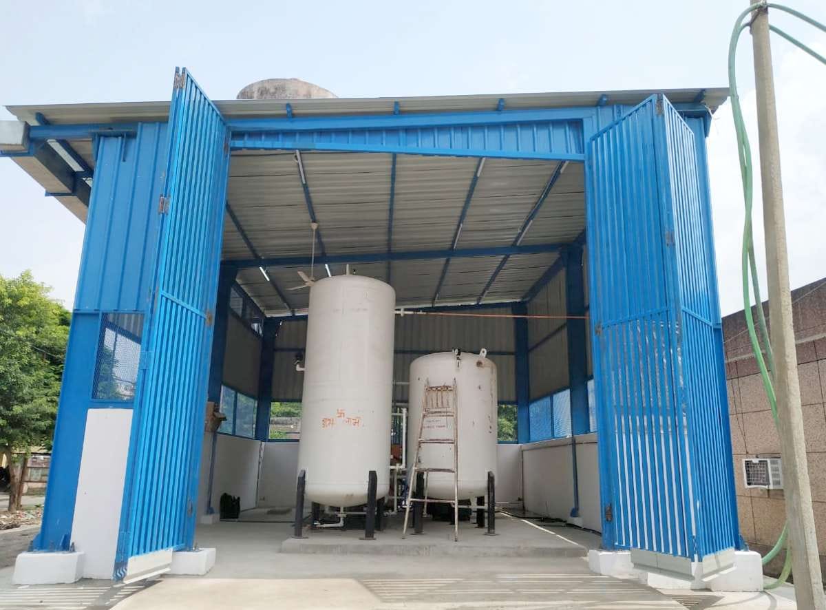 Mahoba became self-sufficient in oxygen production