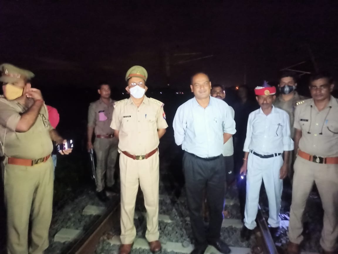 etawah news,Goods train capsizes on freight corridor track, 17 coaches damaged