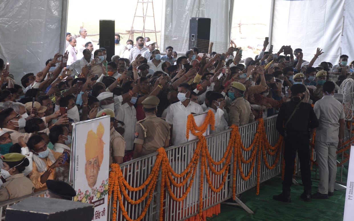 Aligarh: Life of welfare was dedicated to society, nation and Ramkaj: Radha Mohan
