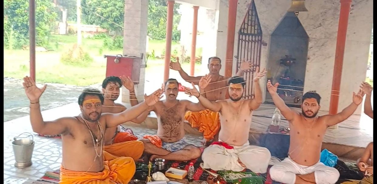 Cultural Gathering in Temple