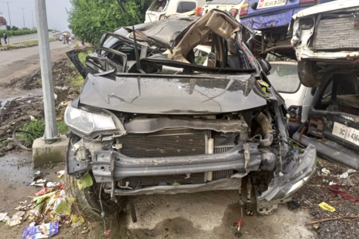 UP News: Nine people including women and children died in four road accidents on Raksha Bandhan in Meerut and Bijnor